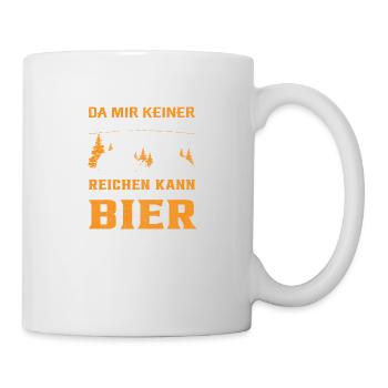 Da mir keiner das Wasser reichen kann reicht mir.. - Tasse - Weiß - Rechts