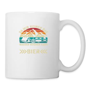 Da mir keiner das Wasser reichen kann reicht mir.. - Tasse - Weiß - Rechts
