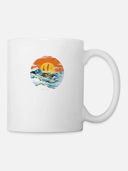 Freestyle Windsurfen - Tasse - Weiß