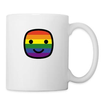 Always Smile Proudly! - 6-Striped LGBTQ+ Edition - Mug - white - Right