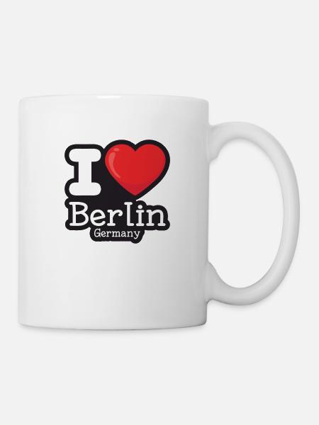 I love Berlin Germany - Mug blanc - blanc
