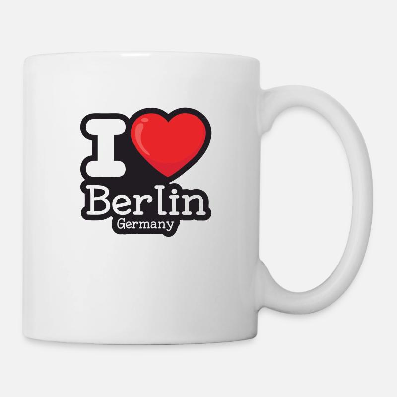I love Berlin Germany - Mug blanc - blanc