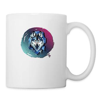 BlueWolf - Tasse - Weiß - Rechts