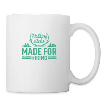Walking Sticks Made for Hiking - Mug - white - Right