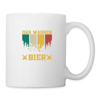 Da mir keiner das Wasser reichen kann reicht mir.. - Tasse - Weiß - Rechts