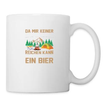 Da mir keiner das Wasser reichen kann reicht mir.. - Tasse - Weiß - Rechts