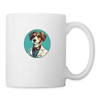 Doktorhund im Einsatz - Tasse - Weiß - Rechts
