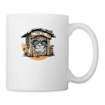 La cabane du sourire - Mug blanc - blanc - Droite