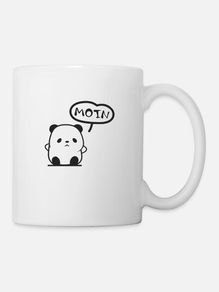 Moin Bär - Tasse - Weiß