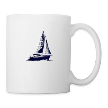 Segler Segelsport Segelschiff Segeln Segelboot - Tasse - Weiß - Rechts