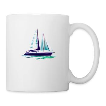Sailing Ship Sailing Sailing Sailing Sailing Boat - Mug - white - Right
