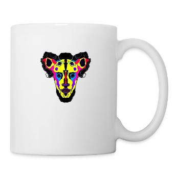 masque tribal | - Mug blanc - blanc - Droite