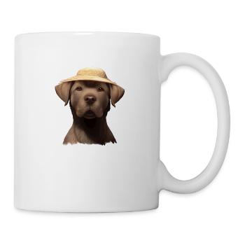 Hundewelpe Labradorbesitzer Labrador Retriever - Tasse - Weiß - Rechts