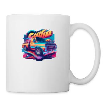 Cyberpunk camion massif - Mug blanc - blanc - Droite