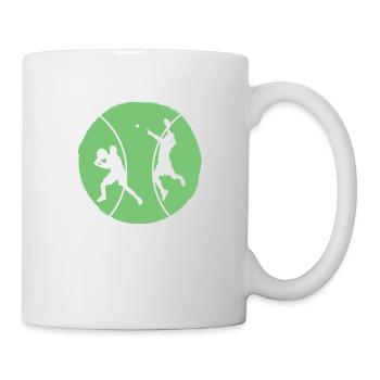 Padel Paddel Schläger Tennis Sport I Geschenk - Tasse - Weiß - Rechts