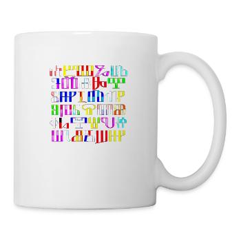 Glagoljica croatia hrvatska kroatia hrv font - Tasse - Weiß - Rechts