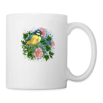 Colorful bird - Mug - white - Right