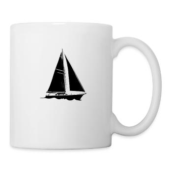 Segelsport Segelboot Segler Segelschiff Segeln - Tasse - Weiß - Rechts