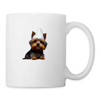 Yorkshire Terrier Restaurateur Puppy Cooking Dog - Mug - white - Right