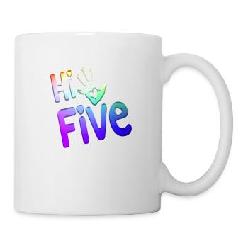 High Five Style Cool Hand Joke Saying Hit Trend - Mug - white - Right