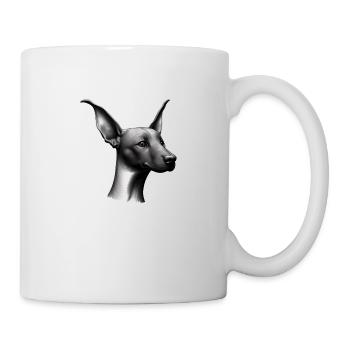 Doberman dresseur chien Doberman chiot Doberman - Mug blanc - blanc - Droite