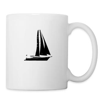 Sailor Sailboat Sailing Sailing Sailing Ship - Mug blanc - blanc - Droite