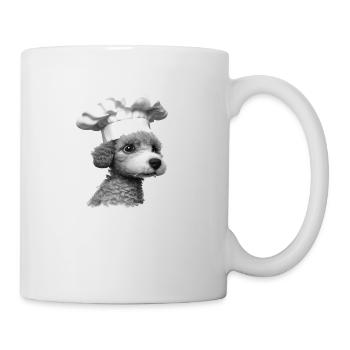 Caniche Cuisiniers Propriétaire de chien Caniche Chiot Chiot - Mug blanc - blanc - Droite