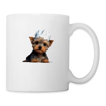 Yorkshire Terrier Restaurateur Chien Cuisine Chiot - Mug blanc - blanc - Droite