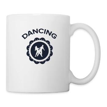Danse Musique de danse - Mug blanc - blanc - Droite