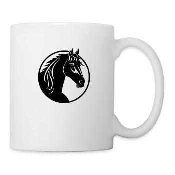 Horse Horse Head Pony - Mug - white - Right