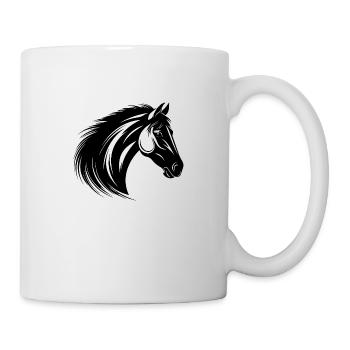 Horse Horse Head Pony - Mug - white - Right