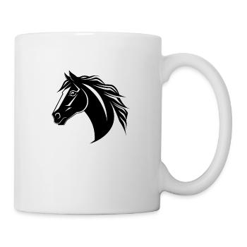 Horse Horse Head Pony - Mug - white - Right
