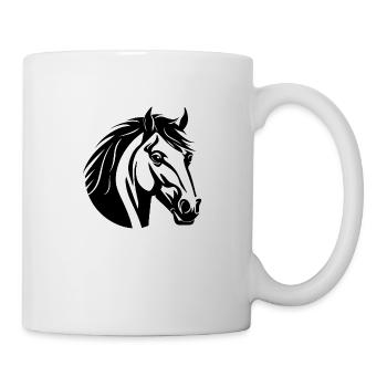Horse Horse Head Pony - Mug - white - Right