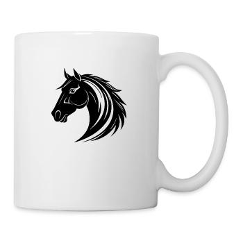 Horse Horse Head Pony - Mug - white - Right