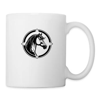 Horse Horse Head Pony - Mug - white - Right