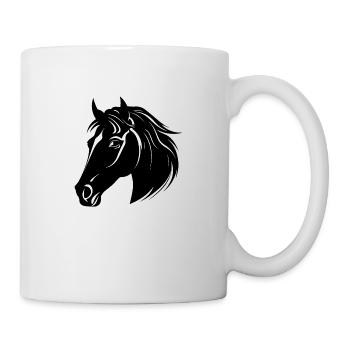 Horse Horse Head Pony - Mug - white - Right