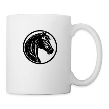 Horse Horse Head Pony - Mug - white - Right