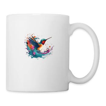 Geai Moqueur Mutlicolore - Mug blanc - blanc - Droite