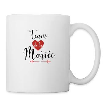 Team de la mariée - Mug blanc - blanc - Droite