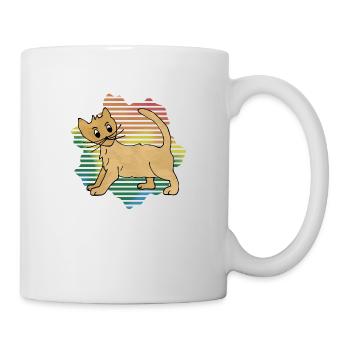 Cat - Mug - white - Right