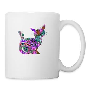 Cat - Mug - white - Right