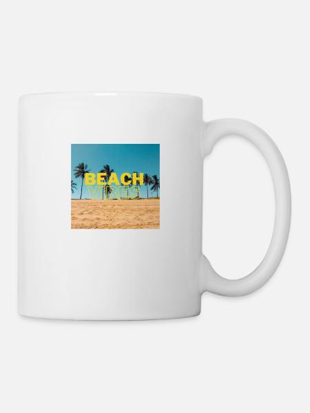 Beach 15 - Tasse - Weiß