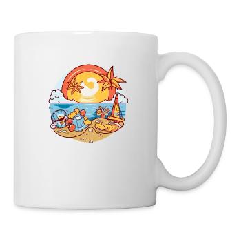 Spiele am Meer - Tasse - Weiß - Rechts