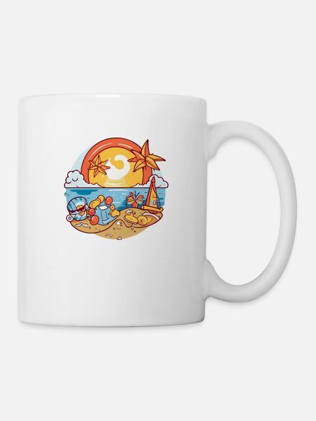 Seaside games - Mug - white