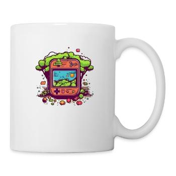 Retro-Videospiel - Tasse - Weiß - Rechts