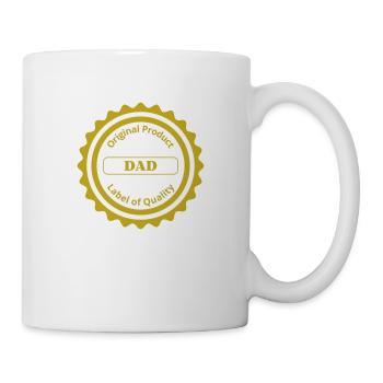 Label of Quality / Dad - Mug blanc - blanc - Droite