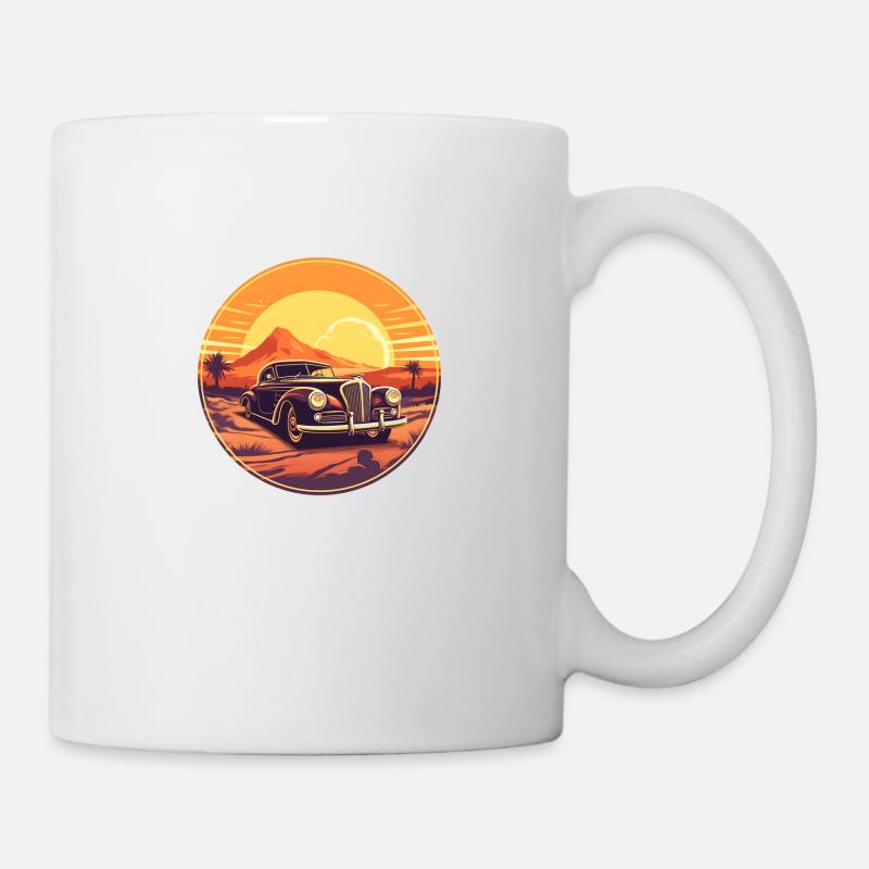 Oldtimer - Tasse - Weiß