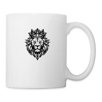 Löwe Löwenkopf Raubtier - Tasse - Weiß - Rechts