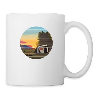Caravane Camping Camping-car Gift Camp Tentes - Mug blanc - blanc - Droite
