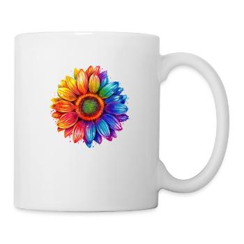 Colorful Flowers-LGBT Pride - Mug - white - Right